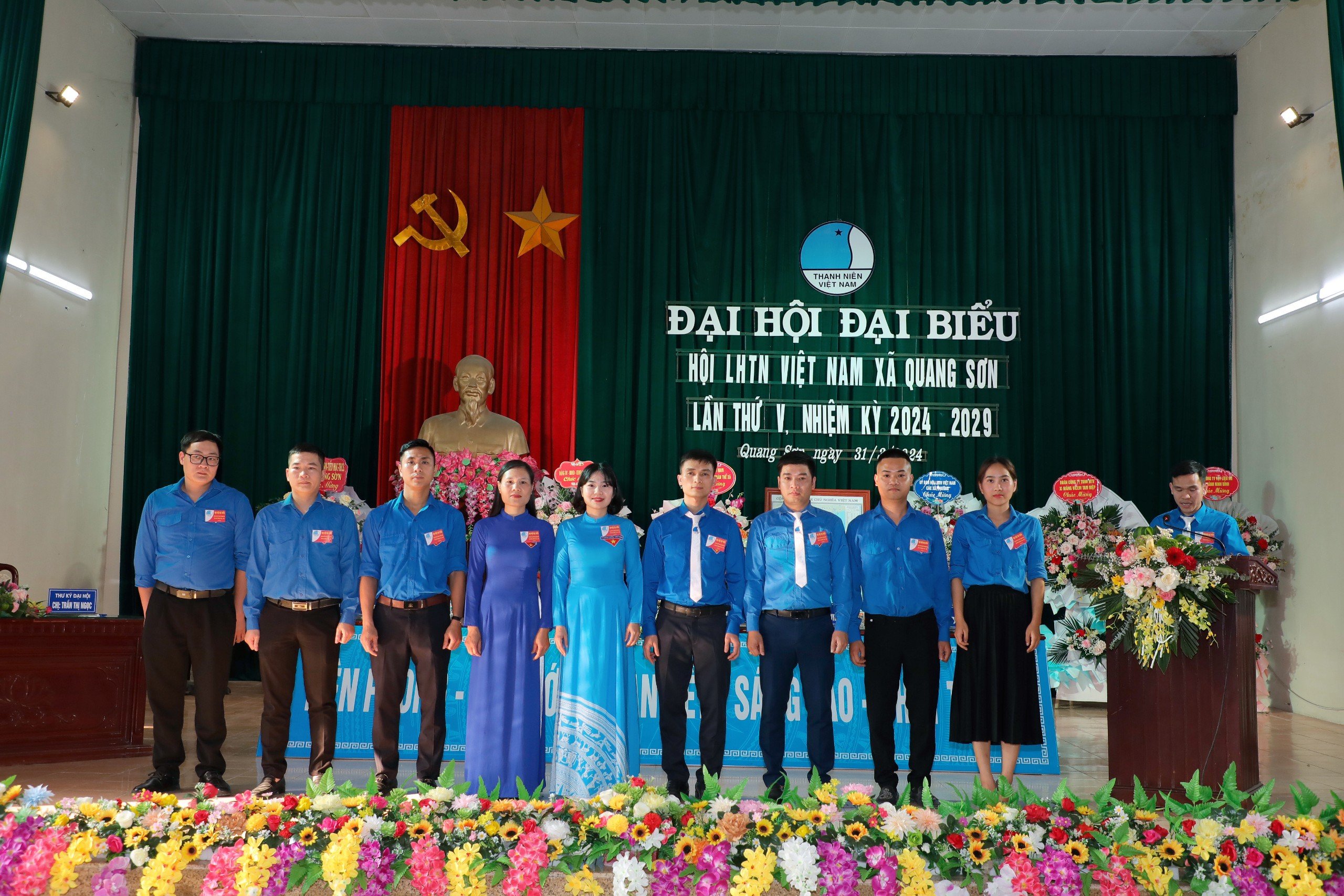 Hội LHTN Việt Nam xã Quang Sơn, Đại hội đại biểu lần thứ V, nhiệm kỳ 2024-2029