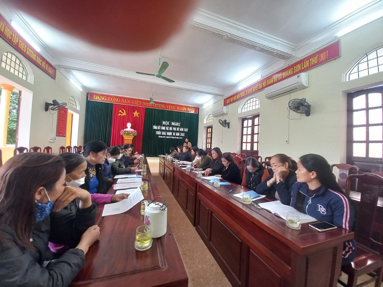 Hội Phụ nữ xã Quang Sơn tổng kết công tác Hội năm 2022