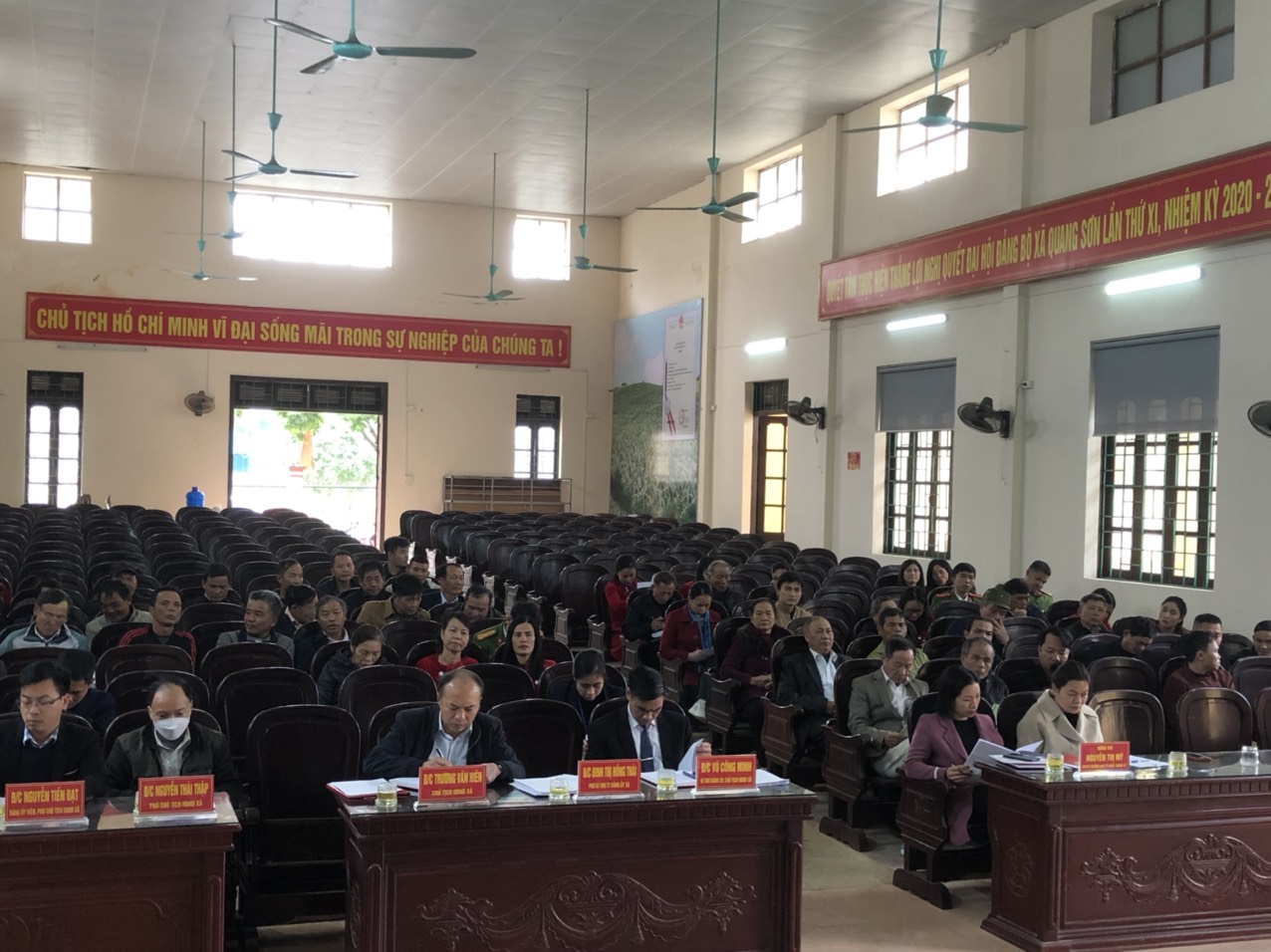 Xã Quang Sơn tổng kết công tác xây dựng Đảng, Chính quyền năm 2022