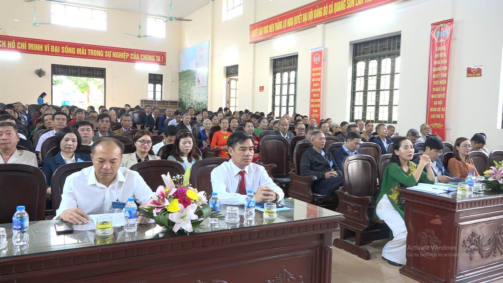 Hội nông dân xã Quang Sơn tổ chức Đại hội Đại biểu Hội nông dân xã lần thứ XI nhiệm kỳ 2023-2028