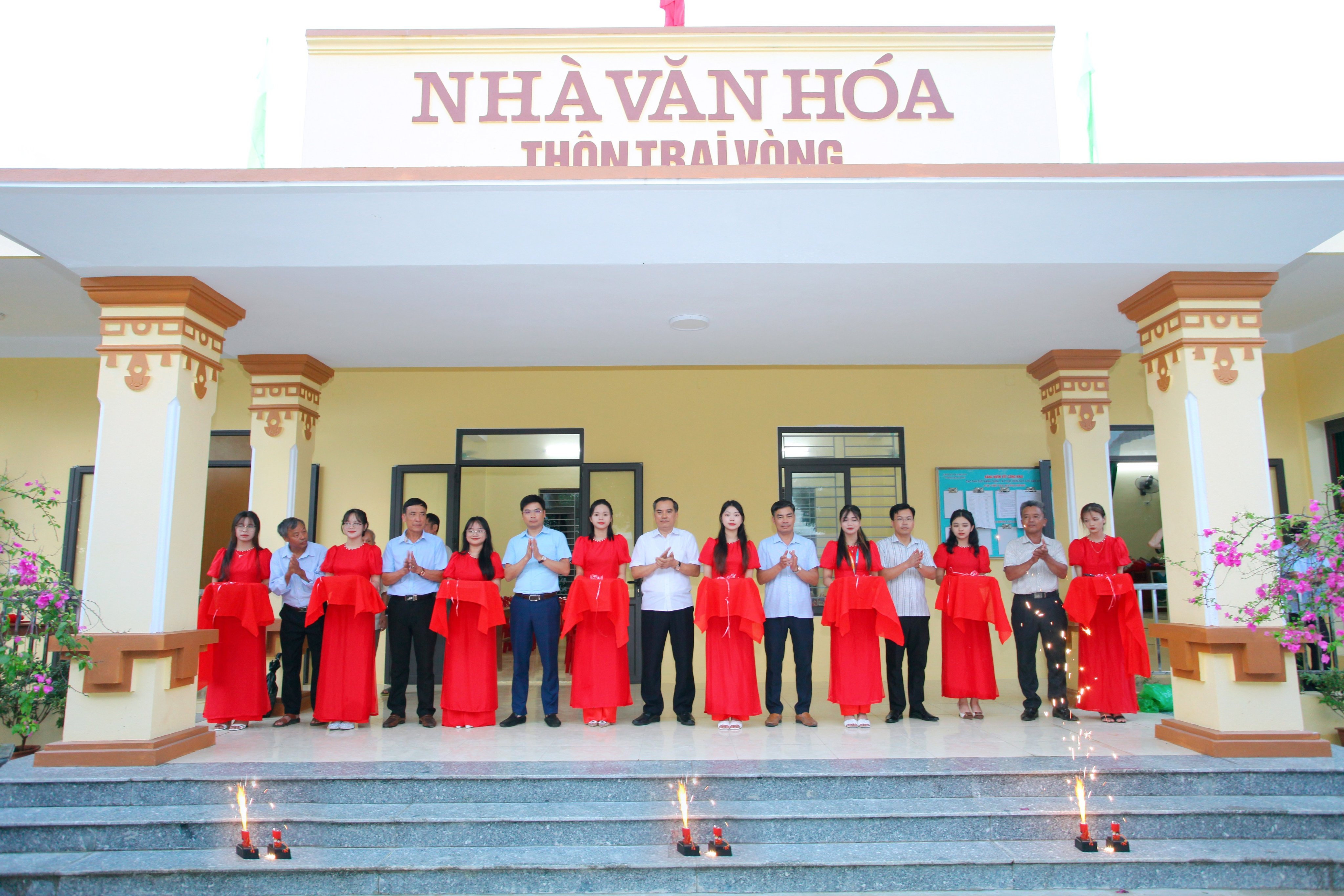xã Quang Sơn tổ chức khánh thành nhà văn hóa thôn Trại Vòng